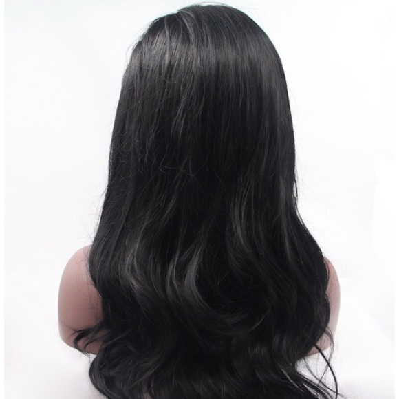 ?Carolynn 18” BLACK LACE FRONT natural wave Wig? main image 5